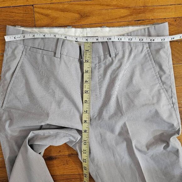 Theory Mens Striped Pants Size 30x31 Slim Leg Marlo Wander - Picture 8 of 11